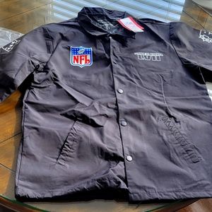 NWT FENTY Mitchel & Ness Unisex Super Bowl LVII Full-Snap Jacket Rihanna Large